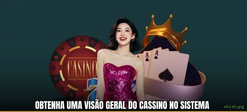 Imagem promocional do cassino online da whiskypg mostrando jogos ao vivo